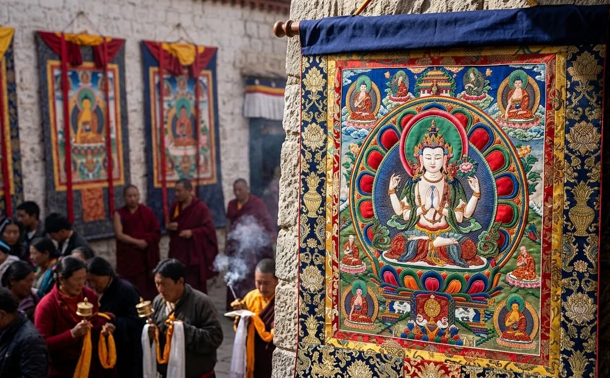 Applique Thangka (Go-Tang)