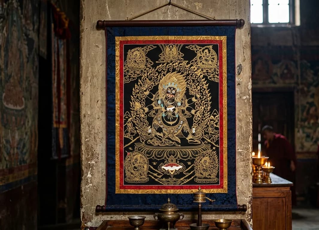 Black thangka (Nagthang)