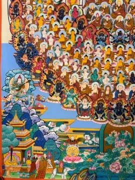 Shakyamuni Buddha Chhoskin(tree) image 5