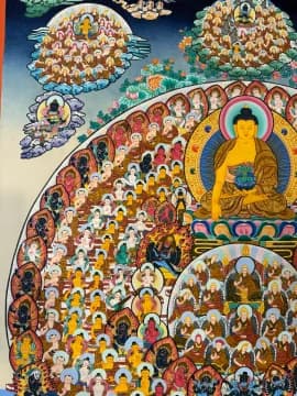Shakyamuni Buddha Chhoskin(tree) image 6